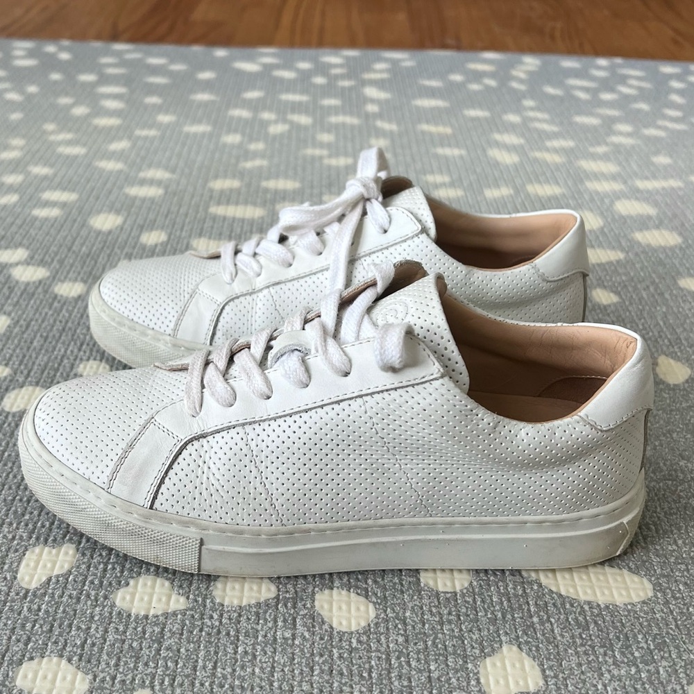 GREATS Royale 7.5 white leather tennis shoe GUC